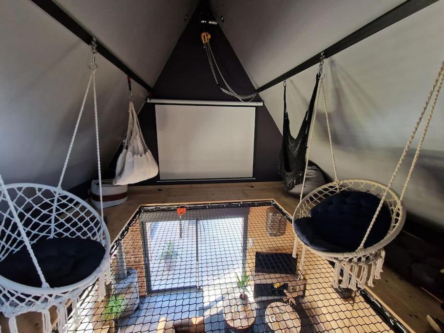 Chalet Industriel Avec Filet Et Spa Sorigny Ngoại thất bức ảnh