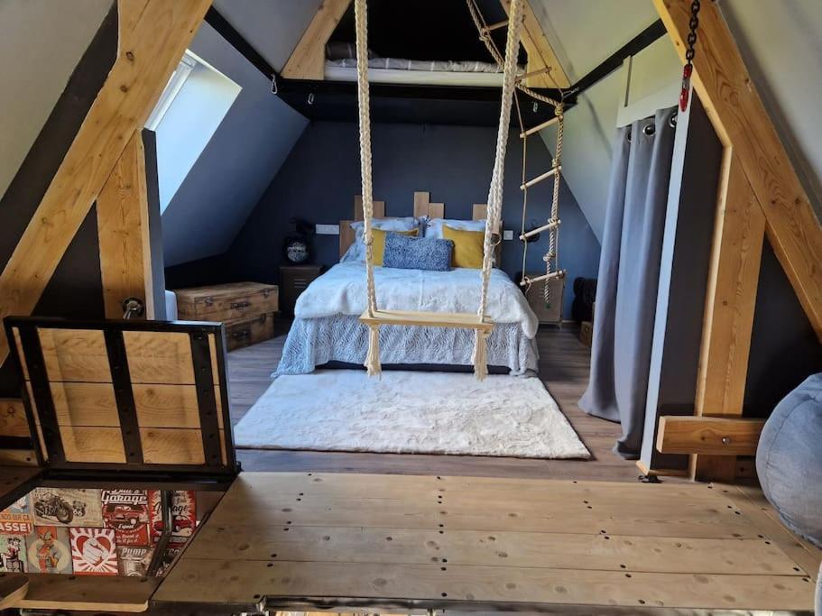 Chalet Industriel Avec Filet Et Spa Sorigny Ngoại thất bức ảnh